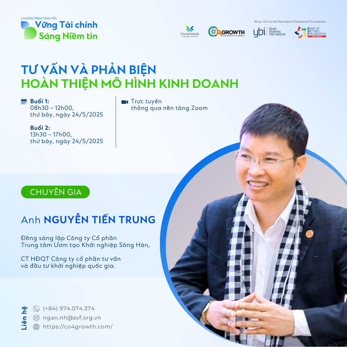 Doanh nghiệp của bạn đang "chững lại" hay loay hoay tìm hướng đi bền vững? Bạn đã có mô hình kinh doanh nhưng cảm thấy thiếu điểm đột phá, chưa tối ưu chi phí hay gặp khó khăn trong việc thu hút đầu tư "xanh"?